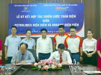 HDBank Điện Biên ký kết hợp tác với Công ty Xăng dầu Điện Biên