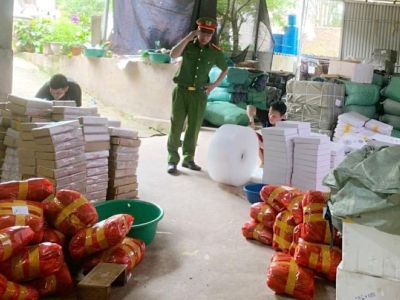 Phát hiện số lượng lớn hàng hóa nhập lậu tại Bắc Giang
