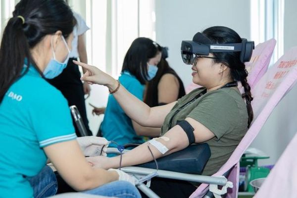 Công nghệ mới phục vụ hiến máu lần đầu tiên ứng dụng tại Việt Nam