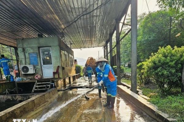 Hà Nội: Bãi rác Nam Sơn vận hành bình thường sau trận mưa to trên diện rộng