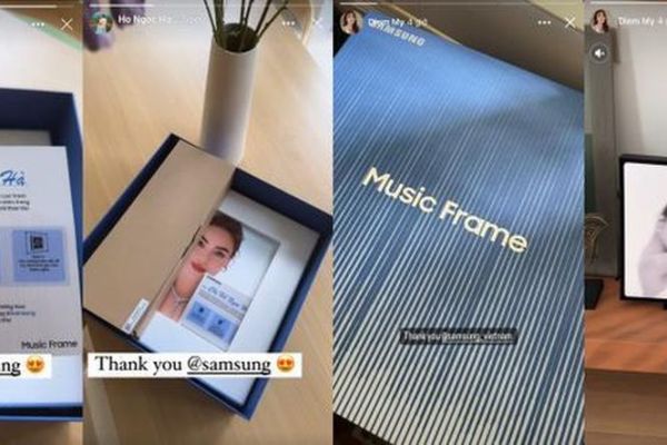 Sao Việt rần rần khoe 'khung tranh biết hát' Music Frame đặc sắc từ Samsung