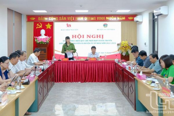 Thực hiện hiệu quả quy chế phối hợp tuyên truyền giữa huyện Võ Nhai và Báo Thái Nguyên