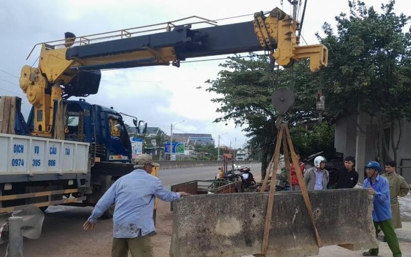 Bình Định: Công trình của Ban QLDA thị xã Hoài Nhơn thi công đấu nối trái phép vào QL1