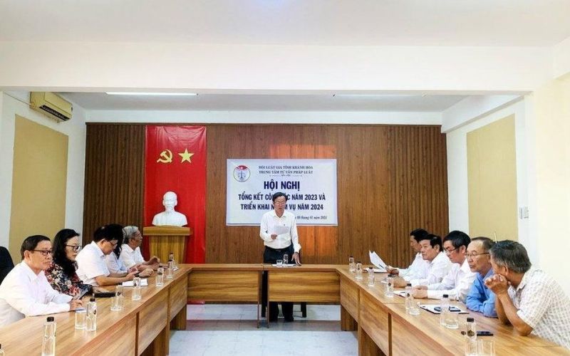 Hội Luật gia tỉnh Khánh Hòa: Trung tâm tư vấn pháp luật tổng kết công tác năm 2023