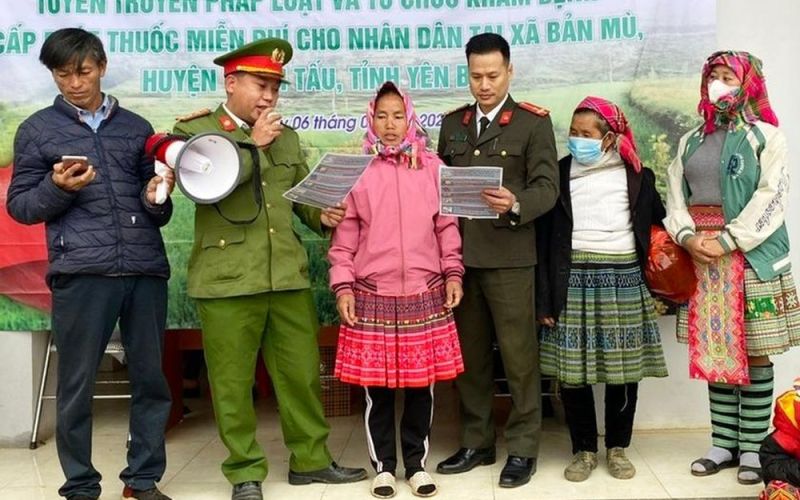 Yên Bái: Tuyên truyền pháp luật vùng đồng bào dân tộc Mông Trạm Tấu