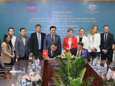 Australia và Việt Nam hợp tác phát triển thị trường điện cạnh tranh