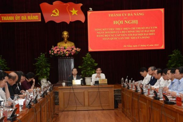 Đà Nẵng tổng kết việc triển khai thực hiện Chỉ thị số 35 của Bộ Chính trị về đại hội Đảng