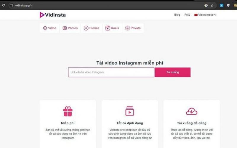 Dễ dàng download video Instagram chất lượng cao với ứng dụng VidInsta