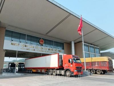 Kim ngạch xuất - nhập khẩu qua Cửa khẩu Kim Thành đạt hơn 46 triệu USD trong 5 ngày nghỉ lễ