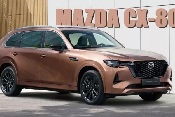 Mazda CX-80 mới dưới dạng SUV với động cơ Diesel và 'lai'