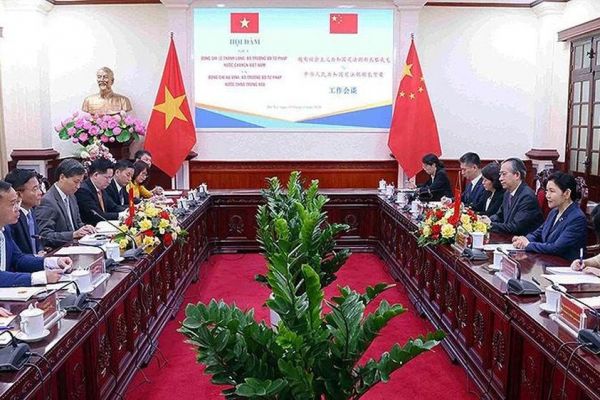 Nâng tầm quan hệ hợp tác pháp luật và tư pháp Việt Nam-Trung Quốc