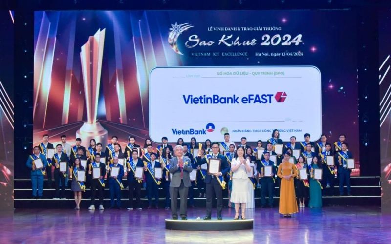 Ngân hàng VietinBank đạt 2 giải thưởng Sao Khuê năm 2024
