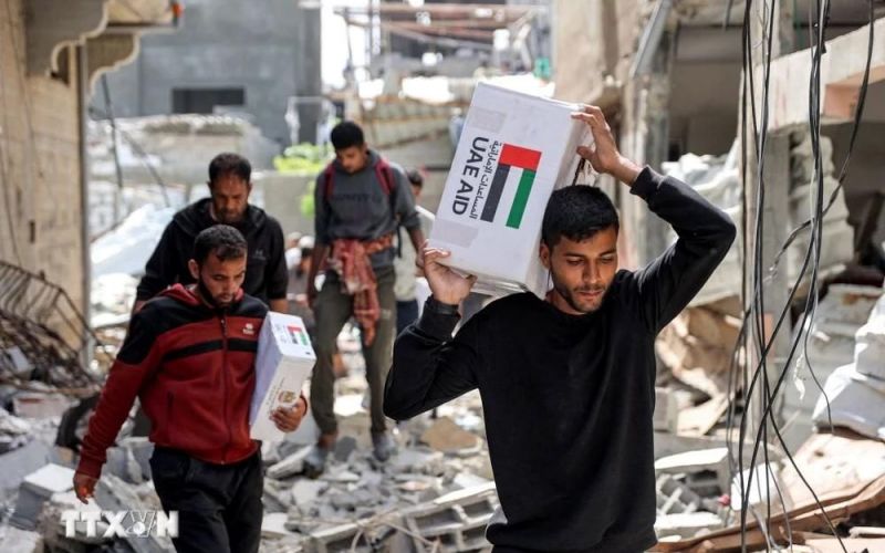 Ngoại trưởng Mỹ tới Jordan, Israel tìm cách tăng cường viện trợ cho Dải Gaza