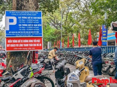 Toàn cảnh hoạt động các điểm trông giữ xe không tiền mặt tại Hà Nội