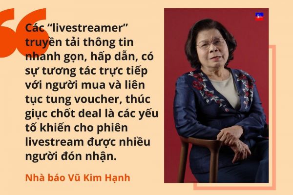 Xu hướng livestream và bài toán tăng trưởng của thương hiệu Việt